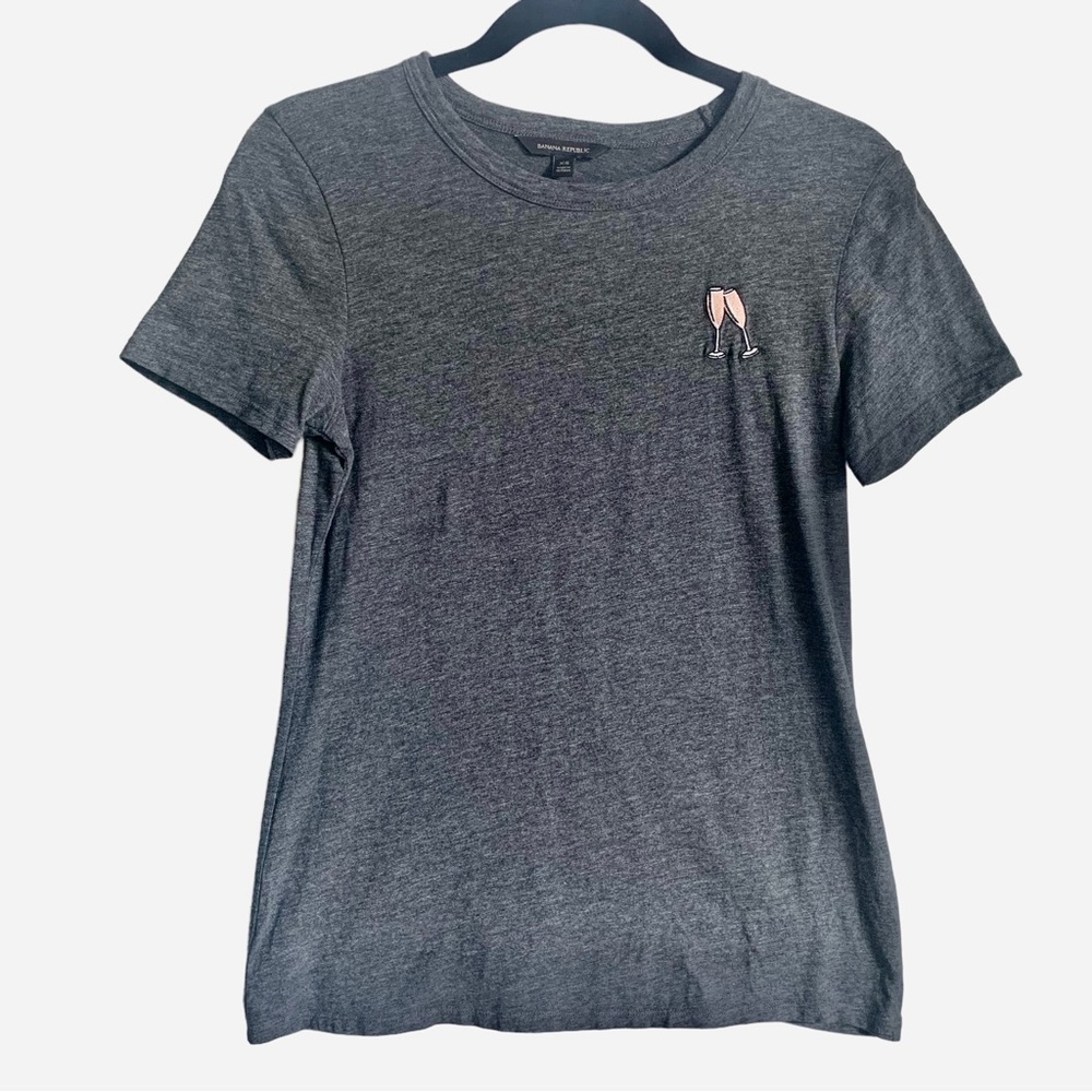 Banana Republic champagne “cheers” tee-XS